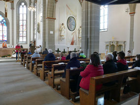 Palmsontag in St. Crescentius - Beginn der Heiligen Woche (Foto: Karl-Franz Thiede)